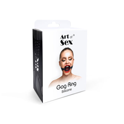 Кляп-розширювач силіконове кільце Art of Sex – Gag ring - фото 4