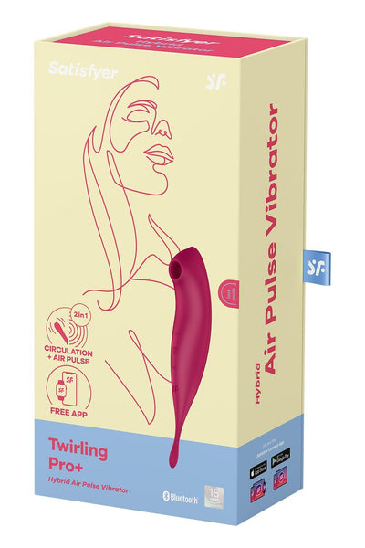 Смарт-вібратор для клітора з вакуумною стимуляцією Satisfyer Twirling Pro+ - фото 14