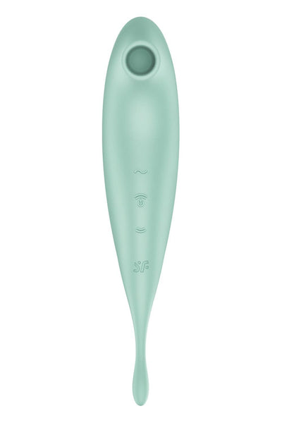 Смарт-вібратор для клітора з вакуумною стимуляцією Satisfyer Twirling Pro+ - фото 3