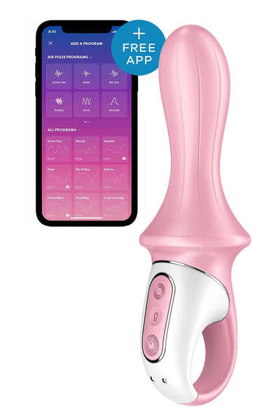 Main image for product index 1: Анальний смарт-вібратор Satisfyer Air Pump Booty 5+, надувається