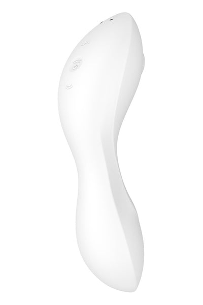 Вакуумный смарт-стимулятор с вибрацией Satisfyer Curvy Trinity 5, управление со смартфона - фото 13