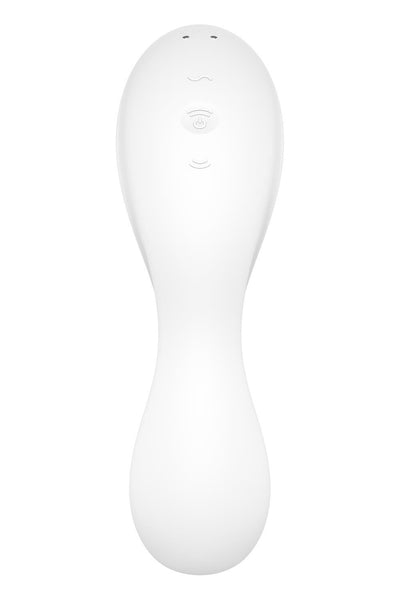 Вакуумный смарт-стимулятор с вибрацией Satisfyer Curvy Trinity 5, управление со смартфона - фото 12