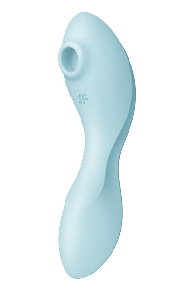 Вакуумный смарт-стимулятор с вибрацией Satisfyer Curvy Trinity 5, управление со смартфона - фото 3