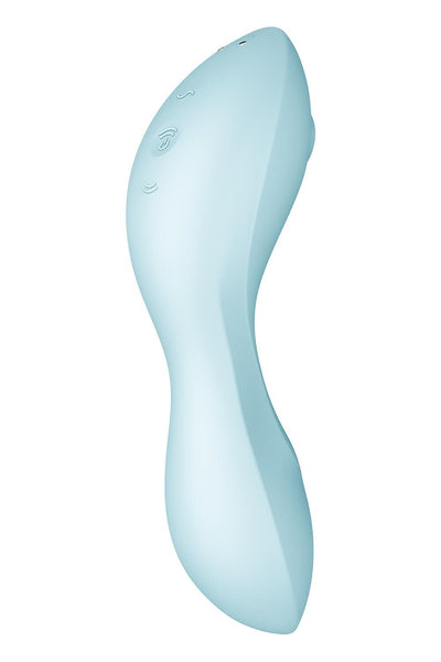 Вакуумный смарт-стимулятор с вибрацией Satisfyer Curvy Trinity 5, управление со смартфона - фото 5