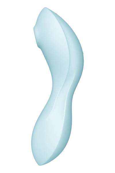 Вакуумный смарт-стимулятор с вибрацией Satisfyer Curvy Trinity 5, управление со смартфона - фото 4
