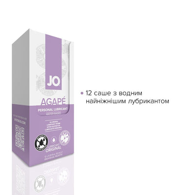 Main image for product index 2: Набор лубрикантов Foil Display Box – JO Agape Lubricant – 12 x 10ml