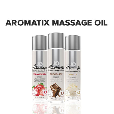 Main image for product index 5: Натуральна масажна олія JO Aromatix Massage Oil Chocolate