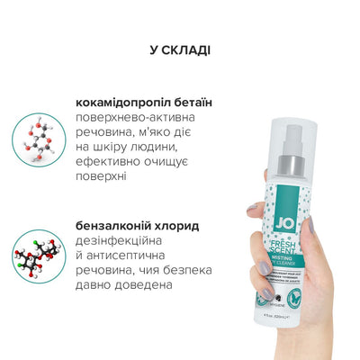 Комплект JO GWP — ANAL H2O Lubricant (120 мл) + Misting Toy Cleaner (120 мл) - фото 6