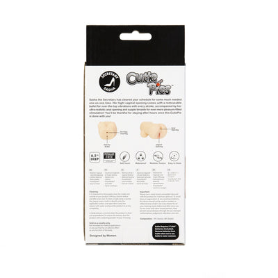 Main image for product index 7: Мастурбатор-вагина и попка Cutie Pies Secretary Sasha Vagina & Ass Masturbator, вибропуля в подарок