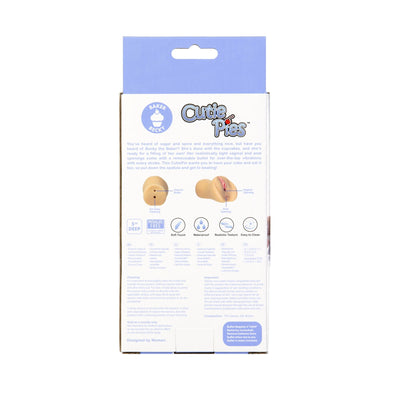 Main image for product index 8: Мастурбатор-вагина и попка Cutie Pies Baker Becky Vagina & Ass Masturbator, вибропуля в подарок