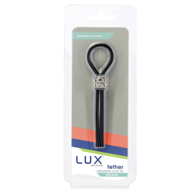 Эрекционное кольцо-лассо LUX Active Tether Adjustable Silicone Cock Tie - фото 7