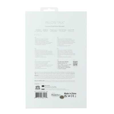 Main image for product index 20: Роскошный кролик с ротацией и вибрацией Pillow Talk Lively, кристалл Сваровски