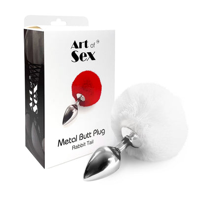 Main image for product index 3: Металлическая анальная пробка Art of Sex - Metal Butt plug Rabbit Tail