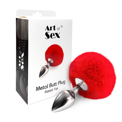 Main image for product index 7: Металлическая анальная пробка Art of Sex - Metal Butt plug Rabbit Tail