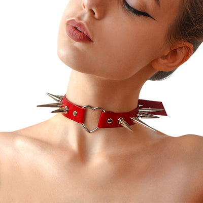 Main image for product index 1: Чокер Серце з великими шипами Art of Sex - Crystal