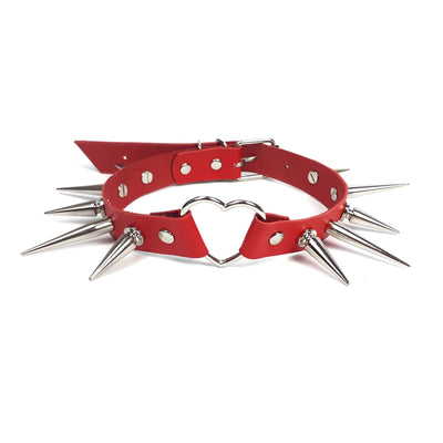 Main image for product index 2: Чокер Серце з великими шипами Art of Sex - Crystal