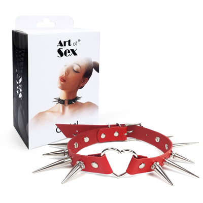 Main image for product index 5: Чокер Серце з великими шипами Art of Sex - Crystal
