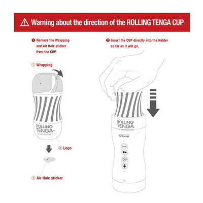 Main image for product index 6: Автоматичний мастурбатор Tenga VACUUM GYRO ROLLER SET, сумісний з Tenga Cup