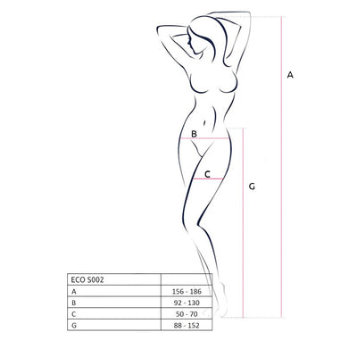 Main image for product index 14: Еротичні колготки-бодістокінг Passion ECO S002