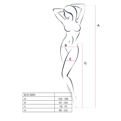 Main image for product index 21: Еротичні колготки-бодістокінг Passion ECO S004