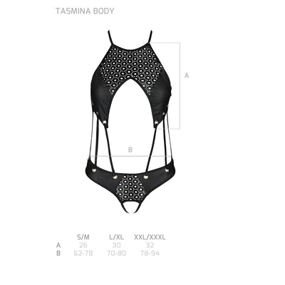 Main image for product index 5: Боди с открытым доступом Passion TASMINA BODY, экокожа