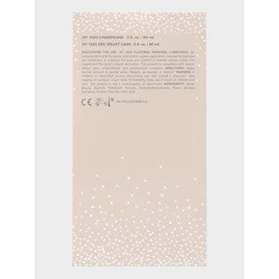 Main image for product index 6: Набор вкусовых смазок JO Champagne & Red Velvet Cake, Limited Edition