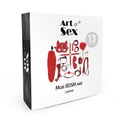 Main image for product index 4: Набір BDSM Art Of Sex – Maxi BDSM Set Leather, 13 предметів