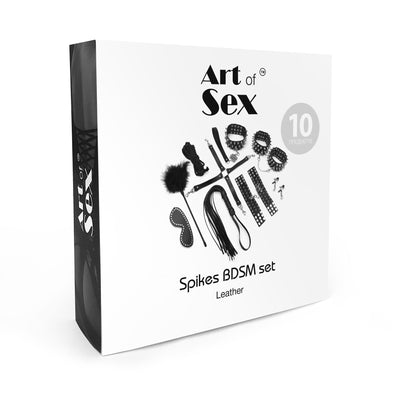 Main image for product index 1: BDSM-набор Art of Sex – Spikes BDSM Set Leather, 10 предметов