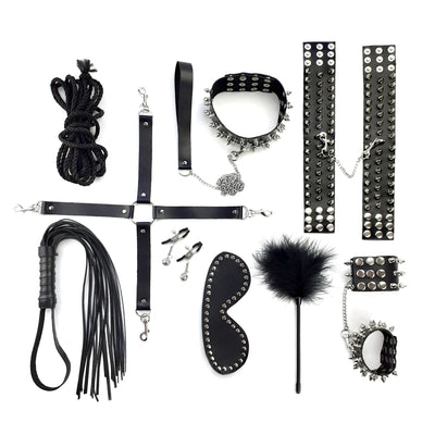 Main image for product index 3: BDSM-набор Art of Sex – Spikes BDSM Set Leather, 10 предметов