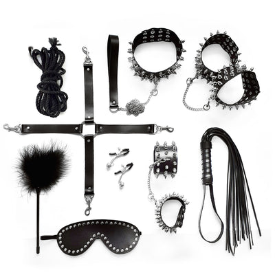 Main image for product index 2: BDSM-набор Art of Sex – Spikes BDSM Set Leather, 10 предметов