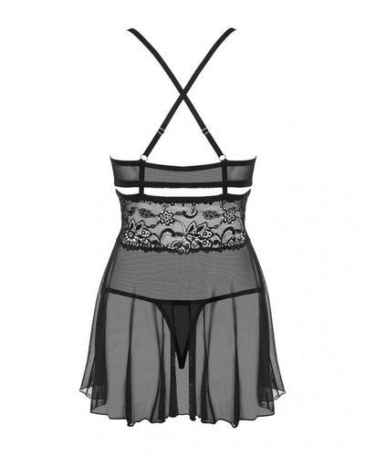 Main image for product index 7: Еротичний мереживний комплект Obsessive 838-BAB-1 babydoll & thong