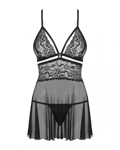 Main image for product index 6: Еротичний мереживний комплект Obsessive 838-BAB-1 babydoll & thong