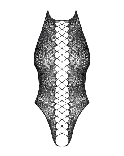 Main image for product index 5: Бодістокінг з ефектом шнурівки Obsessive B113 teddy