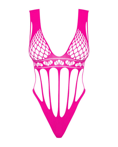 Main image for product index 5: Сетчатый бодистокинг Obsessive B121 teddy