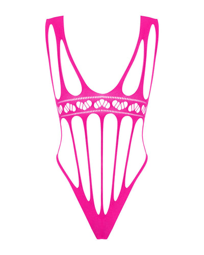 Main image for product index 6: Сетчатый бодистокинг Obsessive B121 teddy