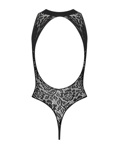 Main image for product index 12: Ажурный бодистокинг с эффектом шнуровки Obsessive B129 teddy