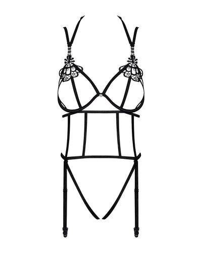 Main image for product index 5: Боді зі стреп із доступом Obsessive Badossa crotchless teddy