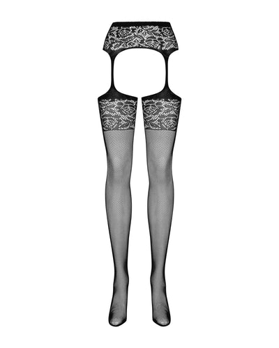 Main image for product index 4: Сітчасті панчохи-стокінги Obsessive Garter stockings S500