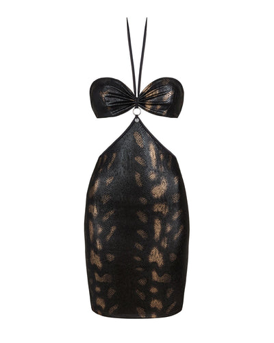 Сукня під зміїну шкіру Obsessive Vivianty dress - фото 5