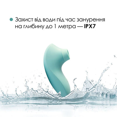 Вакуумный стимулятор Svakom Pulse Lite Neo Seafoam , управляется со смартфона - фото 21