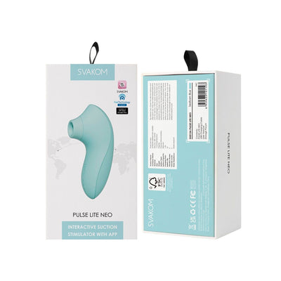 Вакуумный стимулятор Svakom Pulse Lite Neo Seafoam , управляется со смартфона - фото 25