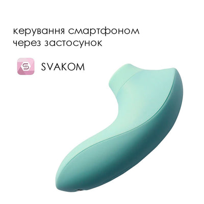 Вакуумный стимулятор Svakom Pulse Lite Neo Seafoam , управляется со смартфона - фото 18