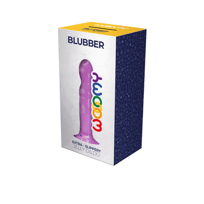 Ділдо Wooomy Blubber, з присоскою, сумісний з трусиками для страпона - фото 2