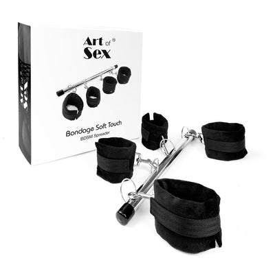 Колодка-розпірка для рук та ніг Art of Sex – Bondage Soft Touch BDSM Spreader - фото 4