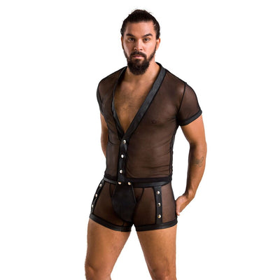 Main image for product index 9: Комплект сетчатого мужского белья Passion 052 SET MICHAEL