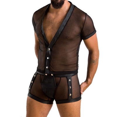 Main image for product index 7: Комплект сетчатого мужского белья Passion 052 SET MICHAEL