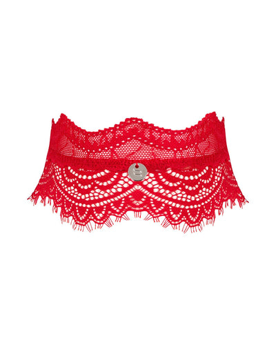Широкий мереживний чокер Obsessive Bergamore choker - фото 1