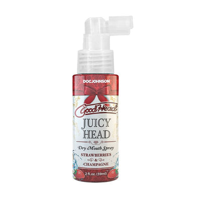 Main image for product index 1: Увлажняющий оральный спрей Doc Johnson GoodHead - Juicy Head Dry Mouth Spray - Strawberries and Champagne