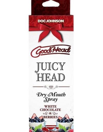 Зволожувальний спрей оральний Doc Johnson GoodHead - Juicy Head Dry Mouth Spray - White Chocolate and Berries - фото 2
