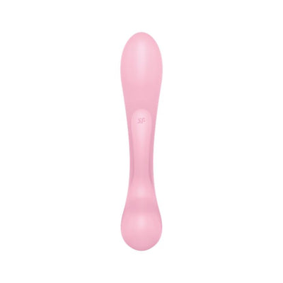 Двухсторонний вибратор-кролик Satisfyer Triple Oh, 3 мотора, рукоятка-массажер - фото 4
